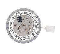 iFutniew 1 PZ NH35/NH35A 3 O'Clock Calendario Bianco Movimento Orologio Movimento Automatico Meccanico Ad Alta Precisione Parti di Ricambio, Argento