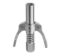 iFutniew 10000 PSI Grasso Strumento Accoppiatore Doppia Maniglia Acciaio Iniettore di Olio Ugello Heavy Duty Quick Lock NPTI/8