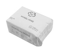 iFutniew 100PCS asciugamano viso lavaggio monouso, asciugamano viso pulito, fatto di cotone, rimuovere il tovagliolo di trucco, lavare il tessuto