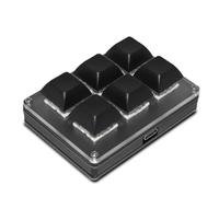 iFutniew 1Set 6-Key Tastiera Personalizzabile Senza Fili Personalizzabile Tasti Hot-Swap Nero