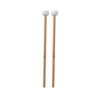iFutniew 2 bacchette bianche in feltro per tamburi e rullanti Timpani