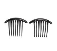 iFutniew 2 fermagli per capelli, in plastica, da donna, alla moda, colore nero