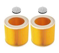 iFutniew 2 filtri per aspirapolvere WD3 Premium WD2 WD3 WD1 MV3 MV2 WD 3P kit di estensione contro polvere fine