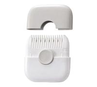 iFutniew 2 in 1 per tagliare i capelli, pettine da barbiere, strumento per la rimozione dei capelli, strumento per il trucco domestico, colore grigio, facile da usare