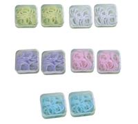 iFutniew 200 dischi in plastica per rilegatura libri, anelli per quaderni, agende fai da te, 15 mm