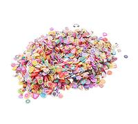 iFutniew 2000 pezzi 3D fiori di frutta argilla fette per slime, artigianato fai da te, decorazioni per nail art