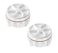 iFutniew 2PCS Mini Lavatrice USB Bidirezionale Rotante Turbina Lavatrice Portatile per Calzino Biancheria Intima per Viaggio