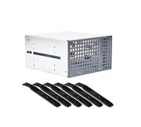 iFutniew 3-Bay Hard Drive Cage Rack 2xOptical Drive Space to 3x3.5 Inch Hard Drive Space 2 Chassis Drive nel Chassis, facile da usare