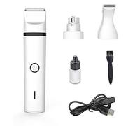 iFutniew 3 in 1 Pet Grooming Machine Dog Cat Hair Trimmer USB Ricaricabile Animali domestici Clippers Nail Grinding & Hair Trimmer & Foot Hair Trimmer