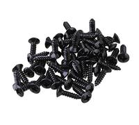 iFutniew 50 viti per battipenna per chitarra e basso, colore nero