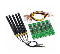 iFutniew 5Pcs 2.4Ghz Wireless DMX 512 Trasmettitore Ricevitore PCB 2 in 1 Modulo Scheda PCB Wireless con Antenna per DMX Luce Della Fase