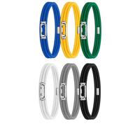 iFutniew 6 elastici regolabili in gomma per bidoni della spazzatura da 8-33 , multifunzione, alta Guality A