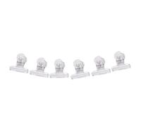 iFutniew 6 pz/set Rusian C Curva Chiodo Pinching Clip Multi Funzione Strumento Acrilico Chiodi Pinzatori Trasparente