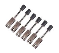 iFutniew 6Piece Nero Headless Chitarra Ponte String Selle per Headless Guitar Bridge Parti di Ricambio Accessori