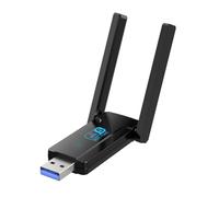 iFutniew Adattatore WiFi USB Fili per PC Desktop, Adattatore di Rete WiFi da 1300 Mbps 2,4G/5GHz, Adattatore Wireless per 11/10, Lavorazione Pregiata.
