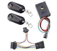 iFutniew Allarme per bicicletta elettrica, allarme touch start per bici elettrica, 36-72 V, sistema di sicurezza antifurto per scooter elettrico, pezzi di ricambio, accessori neri