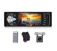 iFutniew Autoradio 1 DIN stereo MP5 Bluetooth FM USB Autoradio 4022D con fotocamera a 12 luci