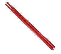 iFutniew Bacchette per esercizi di allenamento, bacchette per batteria, design forte e leggero, una divertente aggiunta a qualsiasi esercizio, colore rosso, facili da usare, 41,5 x 1,5 cm