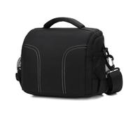 iFutniew Borsa per fotocamera da viaggio, borsa a tracolla impermeabile antiurto per fotocamera DSLR/SLR/Mirrorless, con divisori rimovibili, facile da installare, facile da usare, Nero