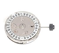 iFutniew Calendario singolo 3 Punti Movimento per 2813 Movimento Automatico Macchinari Sostituire 8205 Movimento, Argento