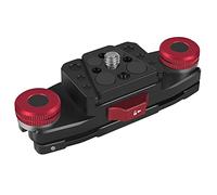 iFutniew Clip da cintura in vita per fotocamera nera Clip da cintura in lega di alluminio Clip da cintura per fotocamera Clip da cintura a sgancio rapido Supporto per piastra a sgancio rapido