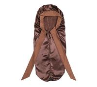iFutniew Cofano da da Notte Coda Lunga Capelli Intrecciati Cuffia da Notte Cuffia da Doccia Cuffie da Doccia per Sauna Cofano da Bagno Caffè