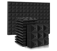 iFutniew Confezione da 12 pannelli fonoassorbenti in schiuma, 5 x 30,5 x 30,5 cm, pannelli fonoassorbenti in schiuma per sala giochi, camera da letto