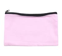 iFutniew Confezione da 16 trousse in tela rosa per cosmetici, con cerniera multicolore, astuccio in tela con cerniera, per fai da te, rosa, Confezione da 16