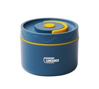 iFutniew Contenitore termico per il pranzo per alimenti, in acciaio inox, portatile, termico e portatile