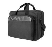 iFutniew Custodia portatile per stampante da viaggio, con tracolla imbottita, borsa da viaggio, di pregevole fattura, Nero