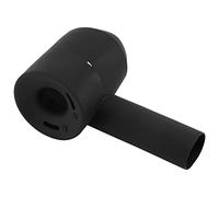 iFutniew Custodia protettiva nera in morbido silicone per asciugacapelli, protezione completa a 360 gradi per copertura del ventilatore