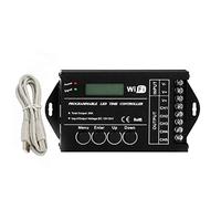 iFutniew DC 12V 24V WiFi RGB Tempo Programmabile LED Controller TC421 5 Canali 20A Anodo Comune Programmabile LED Strip Dimmer