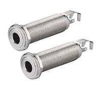 iFutniew Jack di uscita pin terminale, jack mono da 6,35 mm a 3 pin, filettatura lunga, presa jack a contatto completo di ricambio