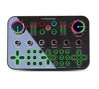 iFutniew K600 Scheda Audio Professionale Live Broadcast Attrezzature Kit Audio Scheda Audio Mixer Telefono Mobile Computer Universale