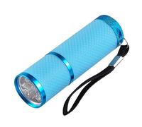 iFutniew Lampada UV 9 LED per unghie, asciugatura professionale per smalto gel, torcia elettrica portatile per asciugatura professionale, strumenti per nail art, blu