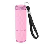 iFutniew Lampada UV 9 LED per unghie, professionale per asciugare lo smalto gel, torcia elettrica portatile per asciugare le unghie, strumenti professionali per nail art, rosa