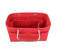 iFutniew MM PM Speedy - Borsa per cosmetici, in feltro, colore: Rosso