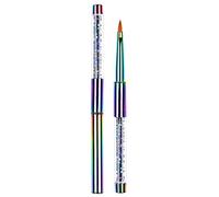 iFutniew Nail Art Acrilico Gel UV Estensione Builder Fiore Pittura Penna Pennello UV Gel Nail Art Pennello Manicure Strumento 2