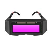 iFutniew Occhiali da saldatura fotoelettrici automatici a energia solare oscuramento automatico maschera di saldatura casco occhiali occhiali per saldatura vetro