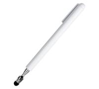 iFutniew Pennino universale telescopico per touch screen, puntatore retrattile e stilo con speciale punta floccata (bianco)