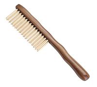 iFutniew Pettine per capelli in legno di sandalo naturale, fatto a mano, pettine districante a denti larghi, nuovo design