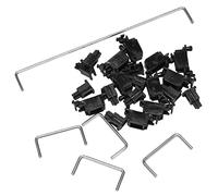 iFutniew Piastra in acciaio albero satellitare per tastiera meccanica Cherry MX Axis Switch nero montato 6.25U 2U stabilizzatori-1