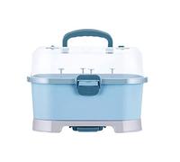 iFutniew Portabottiglie per biberon, contenitore portaoggetti con coperchio, organizer portatile per armadio da cucina