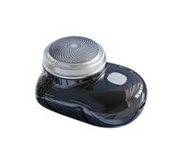 iFutniew Rasoio elettrico portatile USB Rasoio da viaggio per uomo Rasoio elettrico tascabile Rasoio per barba Trimmer Display digitale (C)