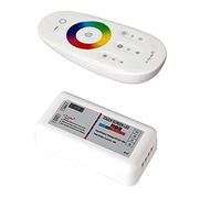 iFutniew RF LED Remote Controller 2.4GHz Wireless RF Touch LED RGB Dimmer Controller per 5050 3528 RGB LED Strip Light 12V/24V