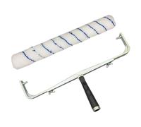 iFutniew Rullo di vernice da 18 pollici Rullo di vernice con telaio in lega di alluminio Rullo per pittura Strumento per pittura per parete Supporto per strumenti decorativi per la casa