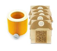 iFutniew Sacchetti di carta per aspirapolvere di ricambio per WD2250 A2004 A2054 MV2 sacchetti di raccolta polvere efficienti