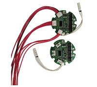 iFutniew Spaccato il BMS rotondo della batteria BMS del porto 10S 36V 20A per il pacchetto della batteria della bottiglia per la carica e lo scarico con il sensore di temperatura