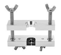 iFutniew Strumento per estrattori per bocchini, strumento a vento in ottone, regolabile, portatile, professionale, 10 x 11 cm (argento)
