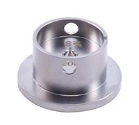 iFutniew Supporto per movimento orologio in acciaio inox con vite centrale cava regolabile per 2000, Colore acciaio, 2000